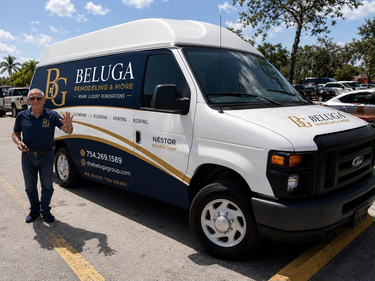 Van Beluga con Nestor
