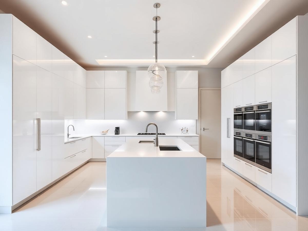 Cocina minimalista en Doral